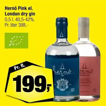 Calle Hernö Pink el. London dry gin tilbud