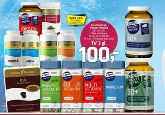 Fleggaard Livol Multi el. Fitness Pharma tilbud