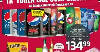 Fleggaard Pepsi el. Blue Keld produkter tilbud