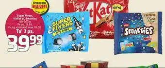 Fleggaard Super Flyers, KitKat el. Smarties tilbud