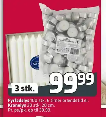 Fleggaard Fyrfadslys, Kronelys tilbud