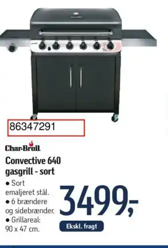 Føtex Convective 640 gasgrill - sort tilbud