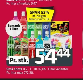 Fleggaard Små shots tilbud