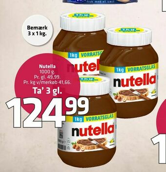 Fleggaard Nutella tilbud