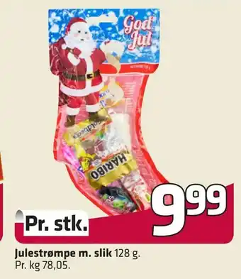 Fleggaard Julestrømpe m. slik tilbud