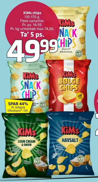 Fleggaard KiMs chips tilbud