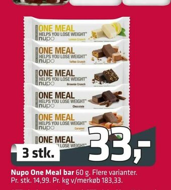 Fleggaard Nupo One Meal bar tilbud