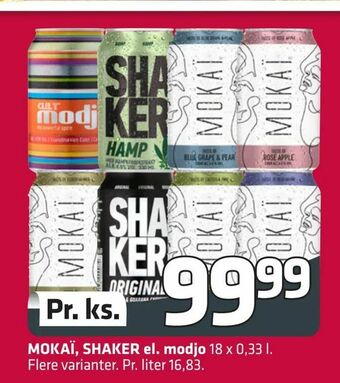 Fleggaard MOKAÏ, SHAKER el. modjo tilbud