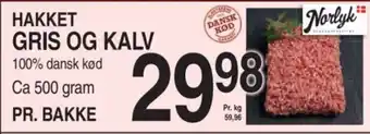 ABC Lavpris HAKKET GRIS OG KALV tilbud