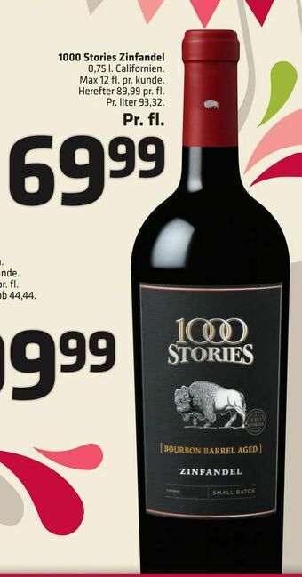 Fleggaard 1000 Stories Zinfandel tilbud