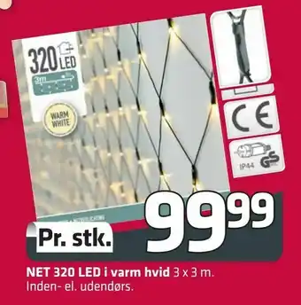Fleggaard NET 320 LED i varm hvid tilbud