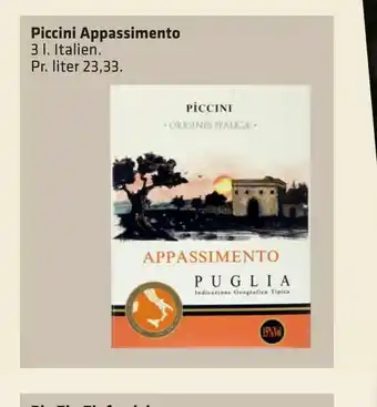 Fleggaard Piccini Appassimento tilbud