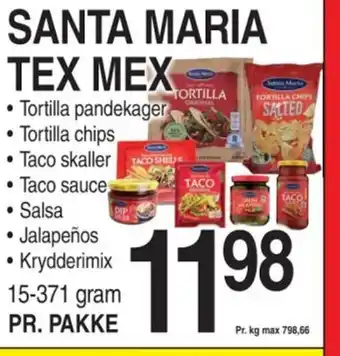 ABC Lavpris SANTA MARIA TEX MEX tilbud
