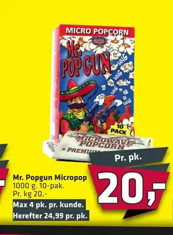 Fleggaard Mr. Popgun Micropop tilbud