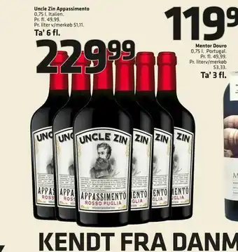 Fleggaard Uncle Zin Appassimento tilbud