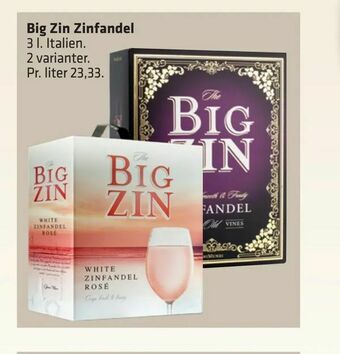 Big Zin Zinfandel