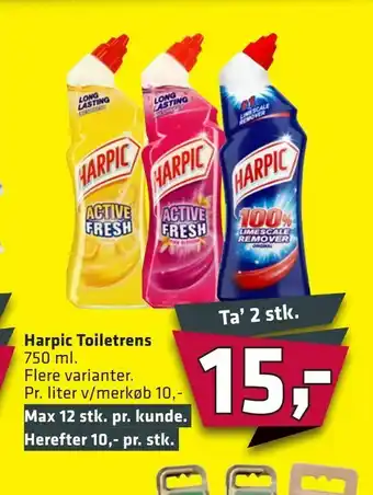 Fleggaard Harpic Toiletrens tilbud