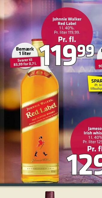 Fleggaard Johnnie Walker Red Label tilbud