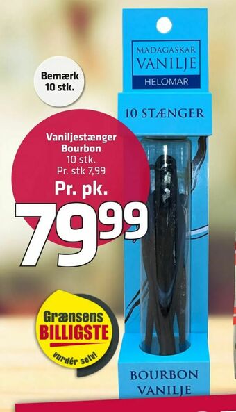 Fleggaard Vaniljestænger Bourbon tilbud