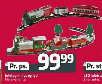 Fleggaard Juletog m. lys og lyd tilbud