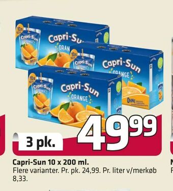 Fleggaard Capri-Sun 10 x 200 ml tilbud