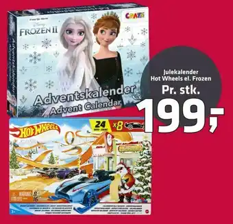 Fleggaard Julekalender Hot Wheels el. Frozen tilbud
