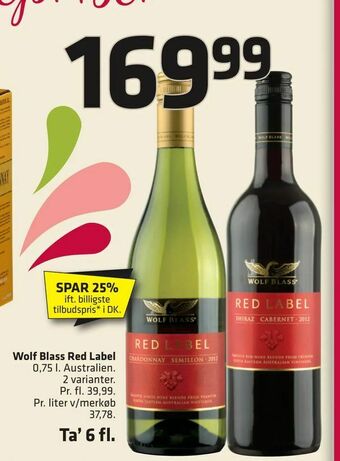 Wolf Blass Red Label