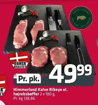 Himmerland Kalve Ribeye el. højrebsbøffer
