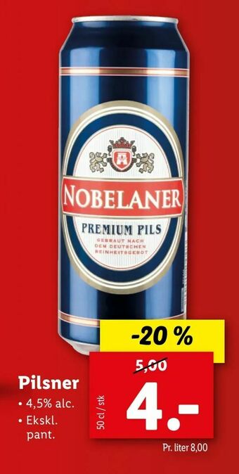 Let-Køb Pilsner tilbud
