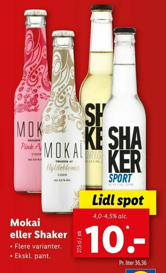 Let-Køb Mokai eller Shaker tilbud