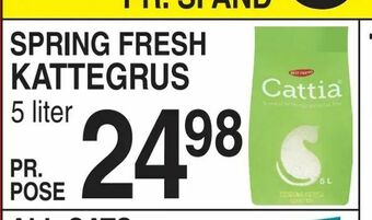 ABC Lavpris Spring fresh kattegrus tilbud
