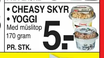 ABC Lavpris cheasy skyr • yoggi tilbud