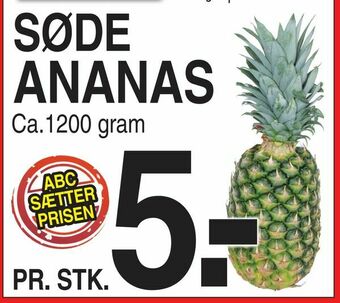 ABC Lavpris Ananas tilbud