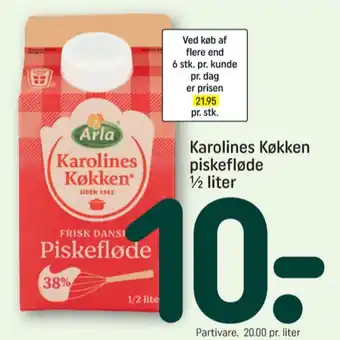 REMA 1000 Piskefløde 38% tilbud