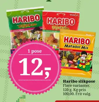 Dagli'Brugsen Haribo slikpose tilbud