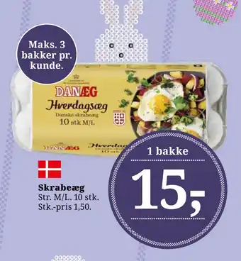 Dagli'Brugsen Skrabeæg tilbud