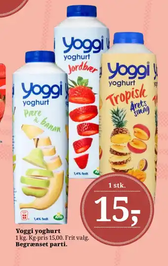 Dagli'Brugsen Yoggi yoghurt tilbud