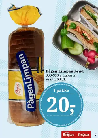 Dagli'Brugsen Pågen Limpan brød tilbud