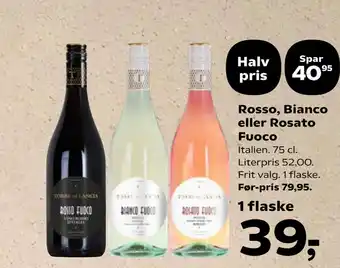 Kvickly Rosso, Bianco eller Rosato Fuoco tilbud