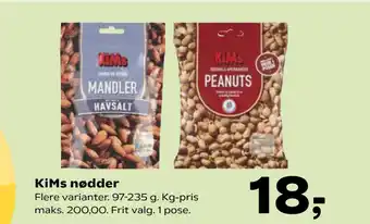 Kvickly KiMs nødder tilbud