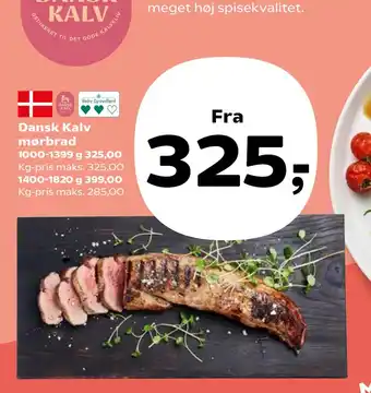 Kvickly Dansk Kalv mørbrad tilbud