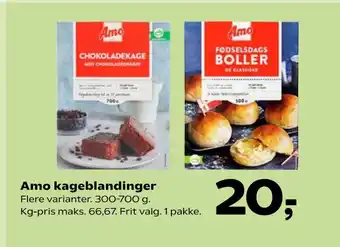 Kvickly Amo kageblandinger tilbud
