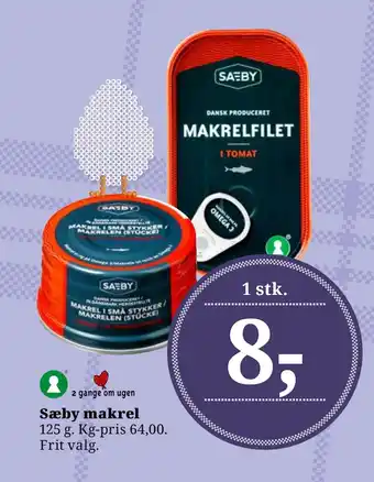 Dagli'Brugsen Sæby makrel tilbud