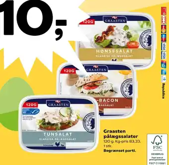 Kvickly Graasten pålægssalater tilbud