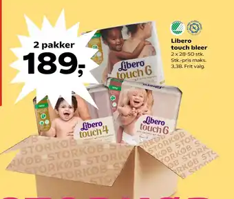 Kvickly Libero touch bleer tilbud
