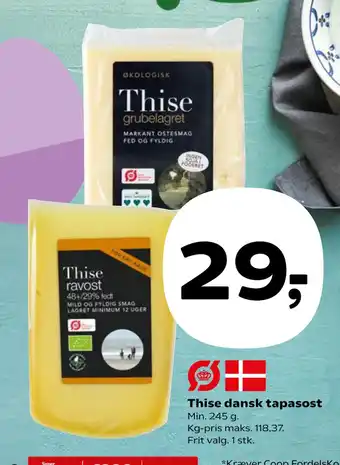 Kvickly Thise dansk tapasost tilbud