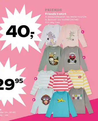 Kvickly Friends t-shirt tilbud