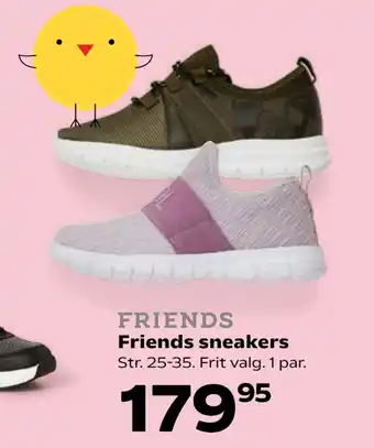 Kvickly Friends sneakers tilbud