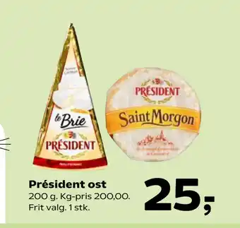 Kvickly Président ost tilbud