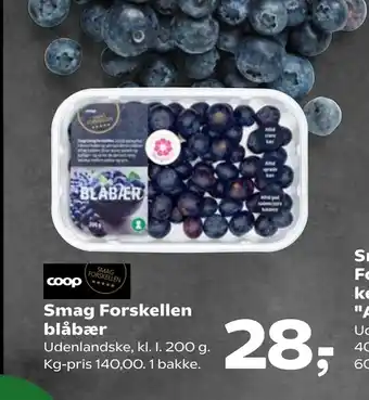 Kvickly Smag Forskellen blåbær tilbud